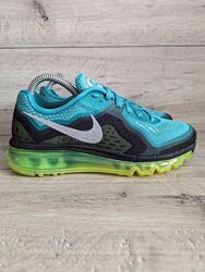 Кросcовки б/у Найк Nike Air Max 2014 Teal Flash Lime 38 р 24.5 см