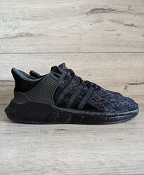 Черные кроссовки кросівки б/у Адидас Adidas EQT 93/17 45-46 р 29 см