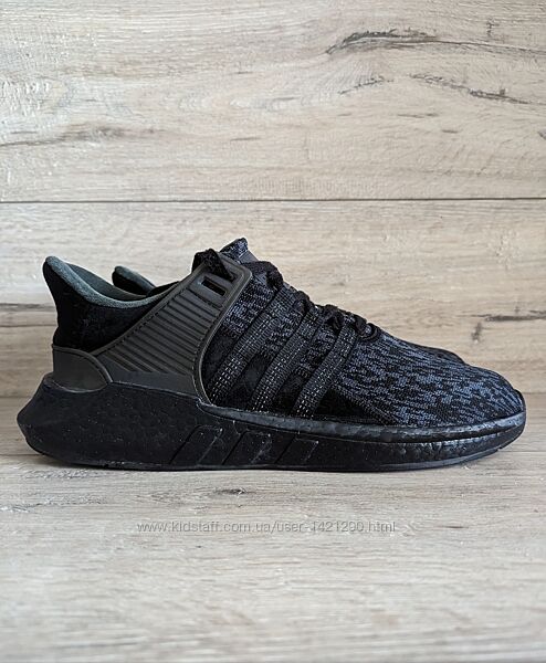 Черные кроссовки кросівки б/у Адидас Adidas EQT 93/17 45-46 р 29 см