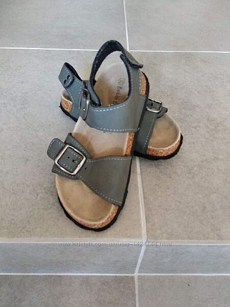 Зручні шкіряні сандалі - босоніжки Bobbi Shoes. розмір 29.