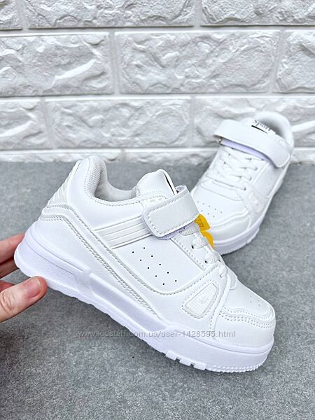  Класичні модні білі кросівки кроссовки  Clibee