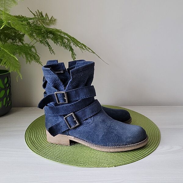 Чобітки замшеві Оригінал Tamaris рр.37