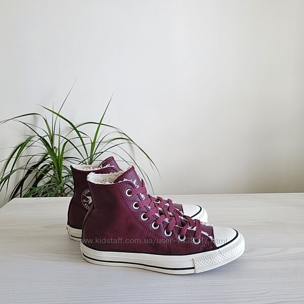 Кеди шкіряні утеплені Оригінал Converse рр.37