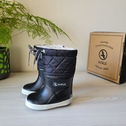 Чобітки гумові утеплені Aigle рр.20