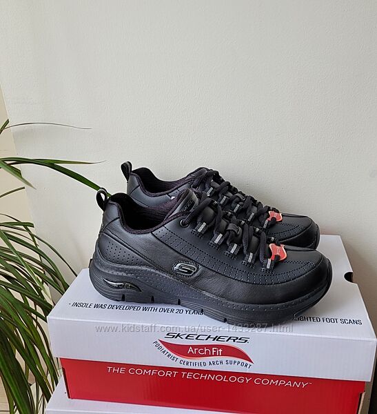 Кросівки шкіряні Оригінал Skechers 149146/BBK рр.39