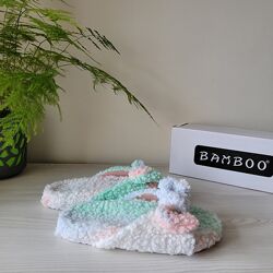 РОЗПРОДАЖ Тапочки шльопані сланці тедіки BAMBOO рр.36,38