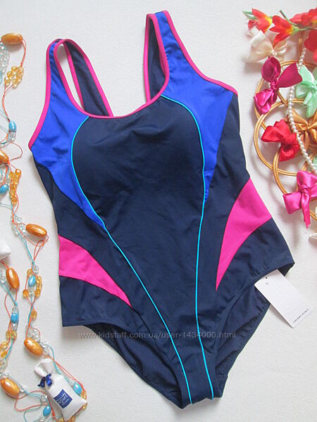 Шикарный слитный купальник спортивного типа батал Cherry Koko.