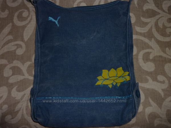 Спортивная джинсовая женская сумочка mahanuala на молнии.