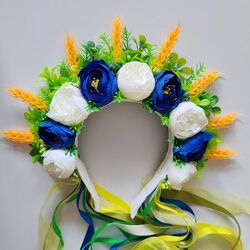 Ошатний віночок. Вінок з колосками. Український віночок