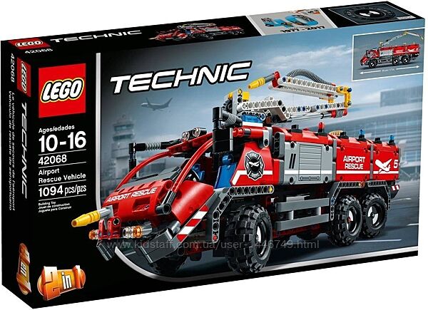 LEGO Technic 42068, пожарная машина, конструктор