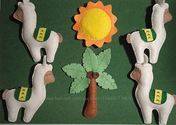 Игрушка из фетра, мобиль, игрушки для мобиля