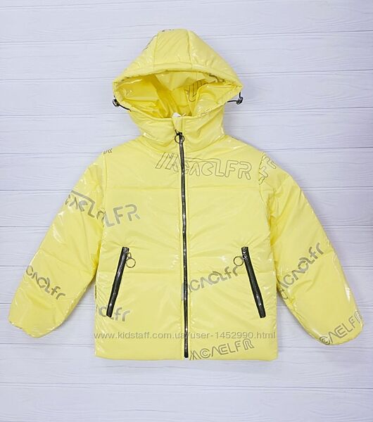 Куртка для дівчинки жовта арт.22011