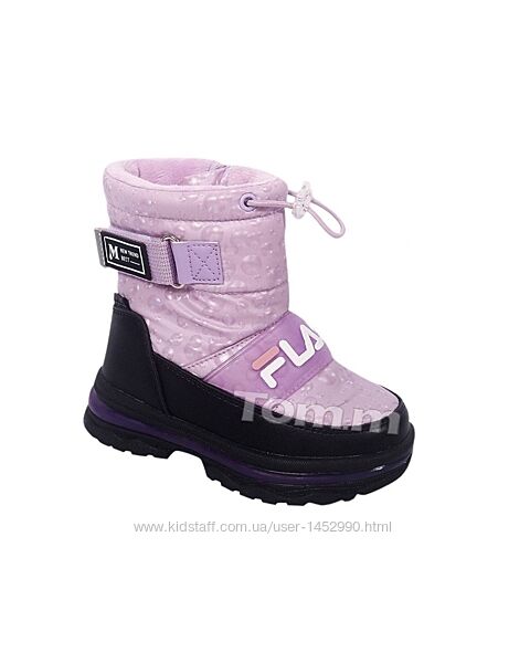 Зимові черевички для дівчинки Т-10303