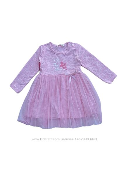 Сукня для дівчинки рожева арт.19065