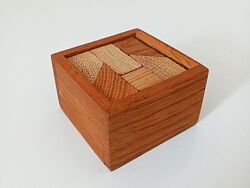 Головоломка ручной работы, дерево