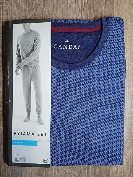 Стильная трикотажная мужская пижама домашний костюм C&A Canda Германия, рег
