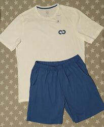 Мужская трикотажная пижама или летний костюм livergy германия