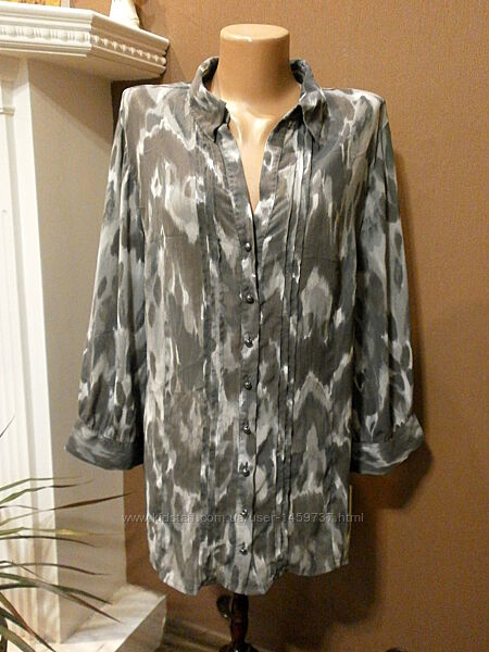 Блуза длинный рукав женская р. 18, xl