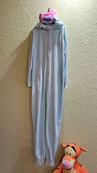 распродажа Кигуруми единорог пижама теплая для девочки 11-12лет