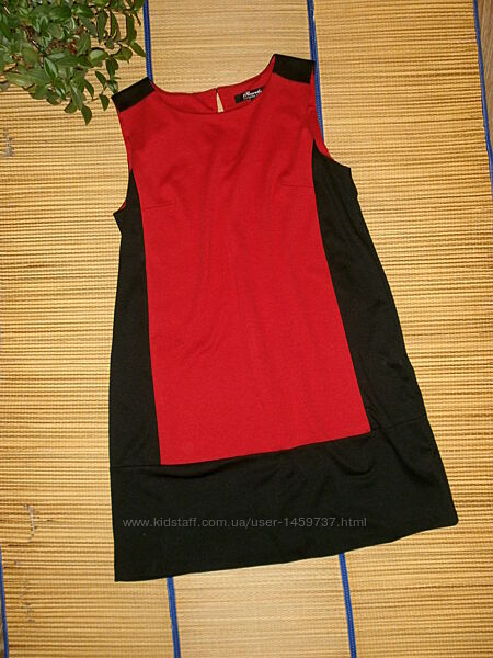 Платье женское красное с черным L