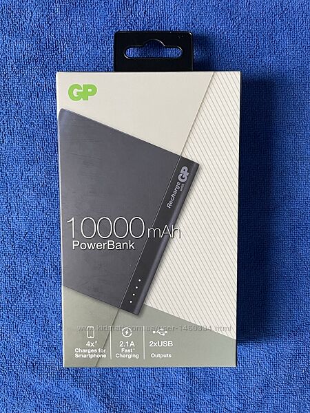 Повербанк PowerBank GP 10000 mAh з 2 портами USB
