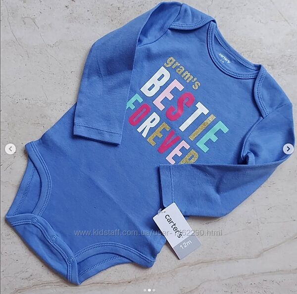 Гарний яскравий боді Carters 12М 72-78 см