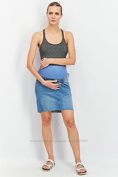 Джинсовая юбка H&M для беременных, S