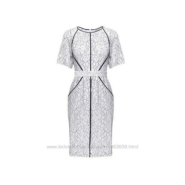 Роскошное кружевное платье-футляр Whistles, XL