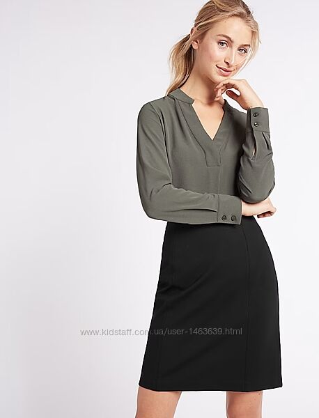 Чорна базова спідниця Marks & Spencer, M