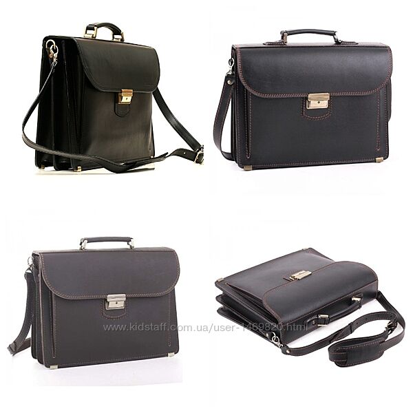 Портфель кожаный классический качественный винтаж ручная работа коричневый