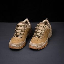 Кросівки ЗСУ жіночі військові армійські осінь літо світлі коричневі нубук