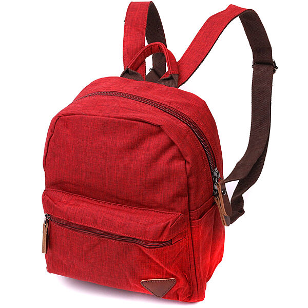 Червоний яскравий рюкзак тканинний текстильний 722245