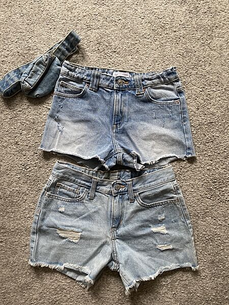 Джинсові шорти Zara та Old navy