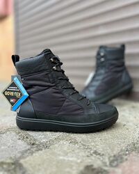 Комфортні технологічні зимові черевики ecco /данія/ з мембраною gore-tex