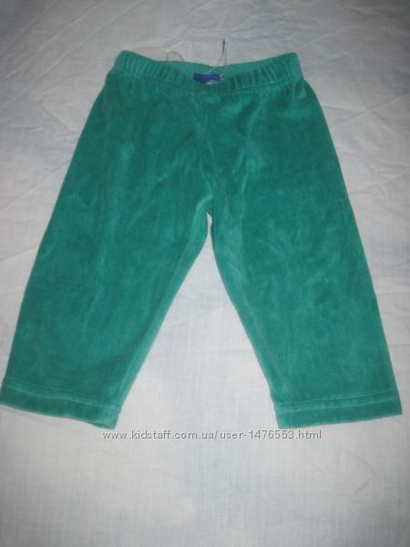 Новые велюровые штаны ТМ Lupilu, Германия 62-68, на 3-6 месяцев 