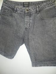 Чоловічі шорти джинсові, р. 36, сірі Burton Menswear London