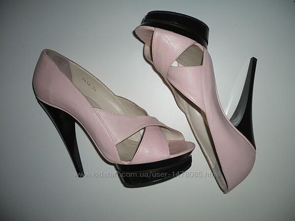Босоніжки жіночі, туфлі ніжно рожевий колір р.39