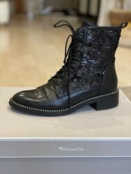 Ботинки черевики tamaris шкіра
