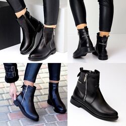 Модні черевики, ботінки, натуральна шкіра, весна-осінь.