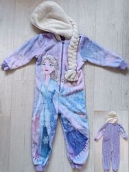 Frozen Disney elza кігурумі піжама комбінезон домашній костюм сліп плюш