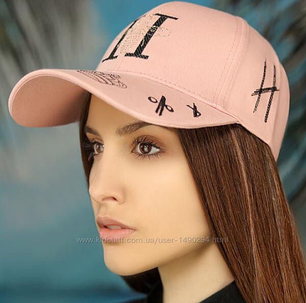 Женская летняя кепка бейсболка розовый