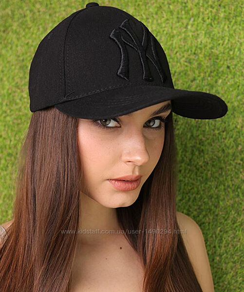 Женская летняя кепка бейсболка черный 