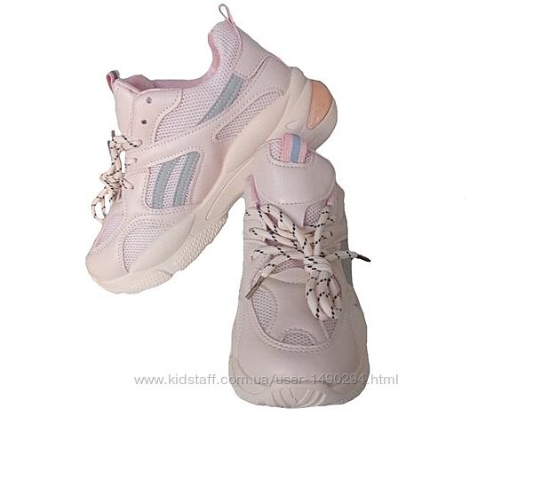 Кроссовки женские повседневные пудра