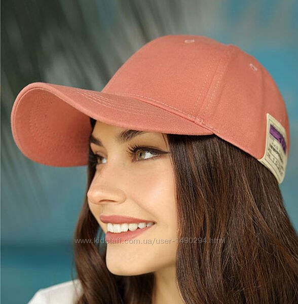 Женская летняя кепка бейсболка розовый 