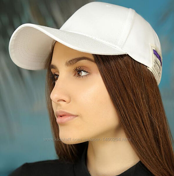 Женская летняя кепка бейсболка белый 