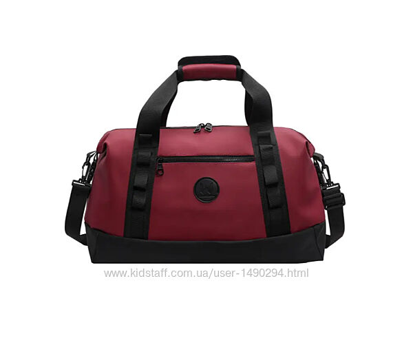 Сумка женская спортивная с плечевым ремнем бордовая
