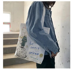 Сумка шоппер женская тканевая