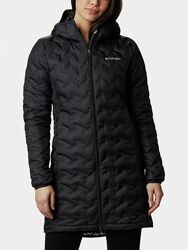 Пуховик columbia delta ridge long down jacket размер М новая 