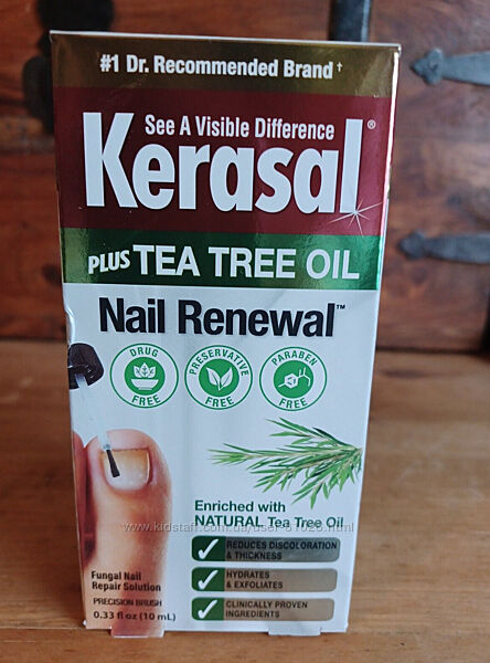 Kerasal NAIL RENEWAL PLUS TEA TREE OIL 10мл Засіб для відновлення нігтів, 