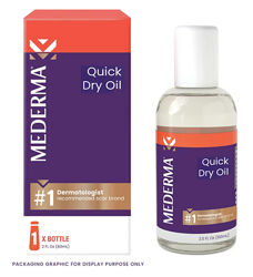 Mederma Quick Dry Oil 60мл Масло від розтяжок і рубців. Медерма масло